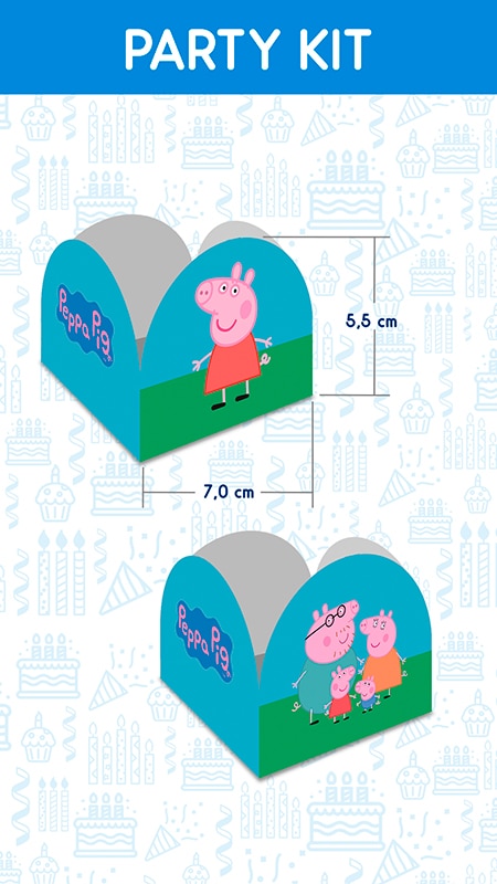 Peppa Pig sweet box for birthday parties